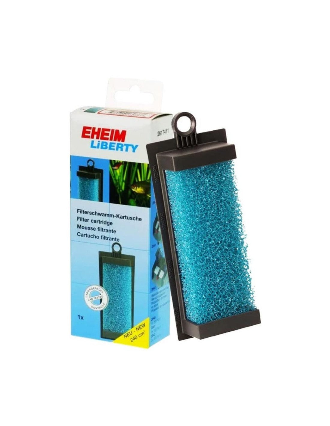 Ricambio Spugna Blu a Grana Grossa Per Filtro Liberty