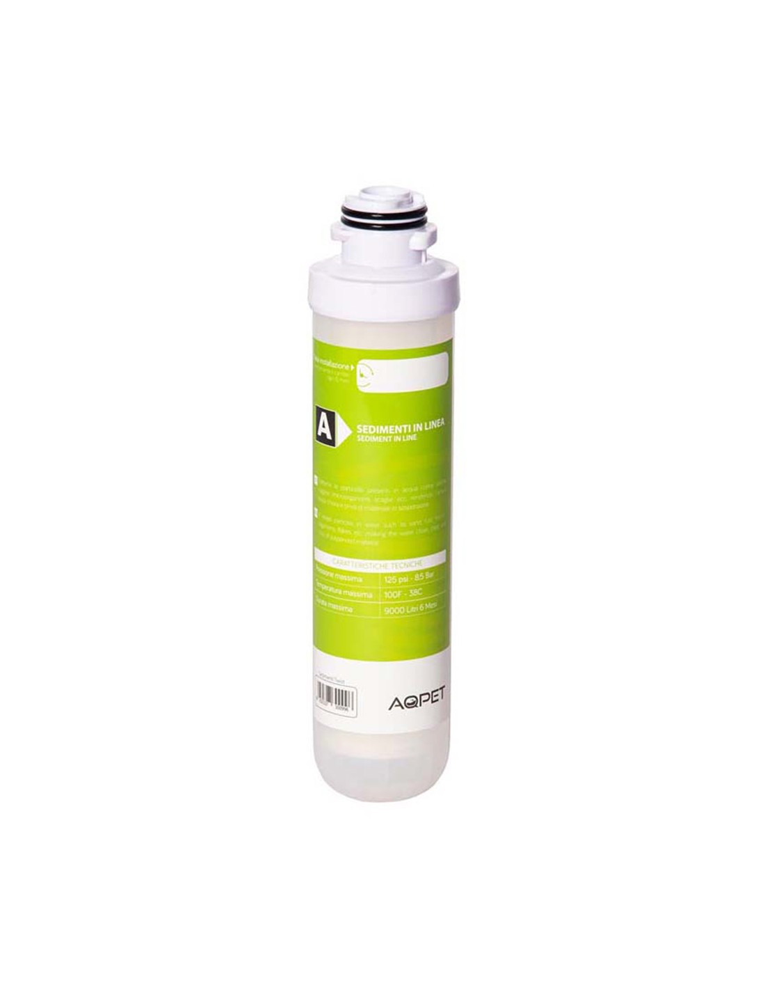 Aqpet ricambio cartuccia sedimenti per impianti Twist
