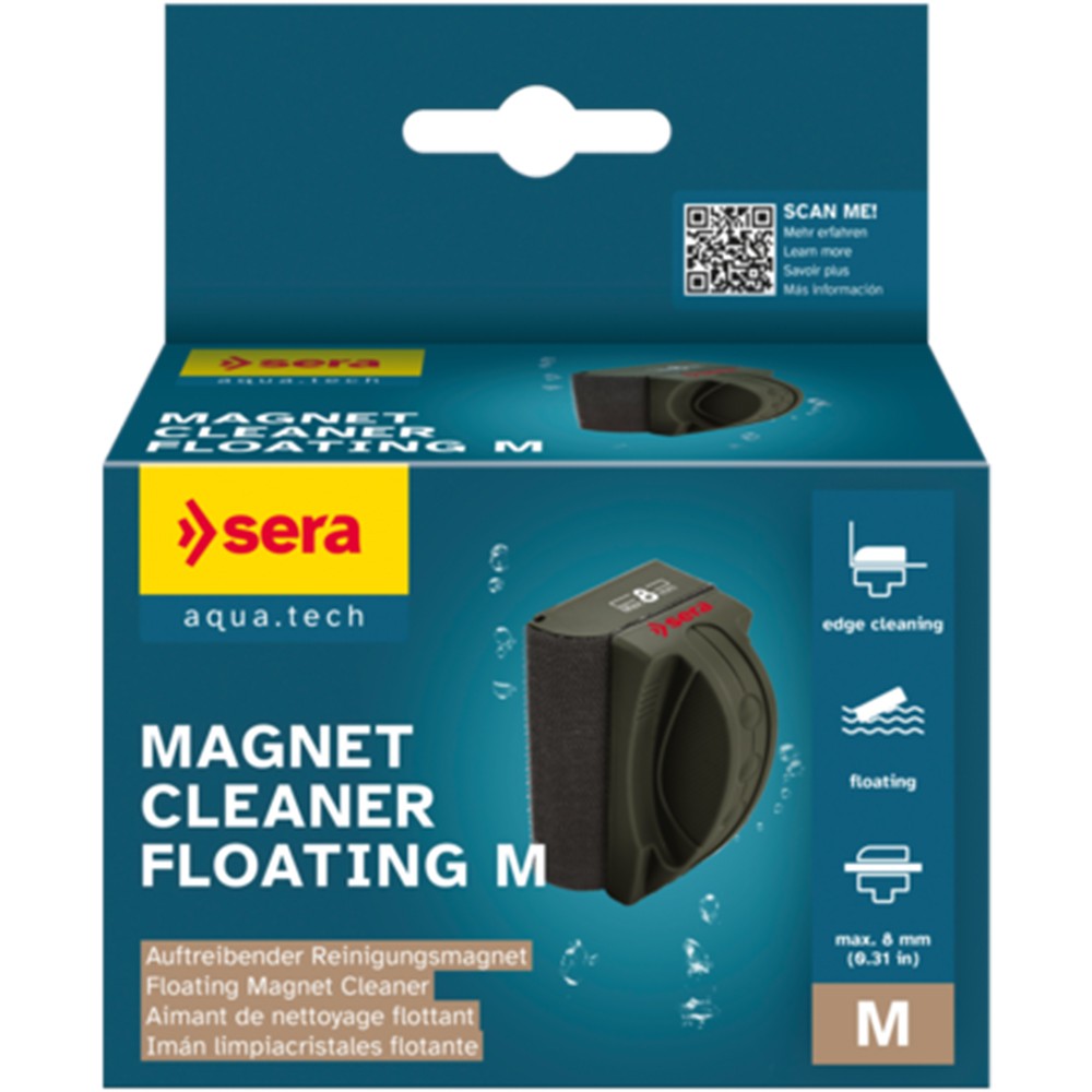 Sera Magnet Cleaner Floating M - spazzola magnetica per vetri fino a 8mm