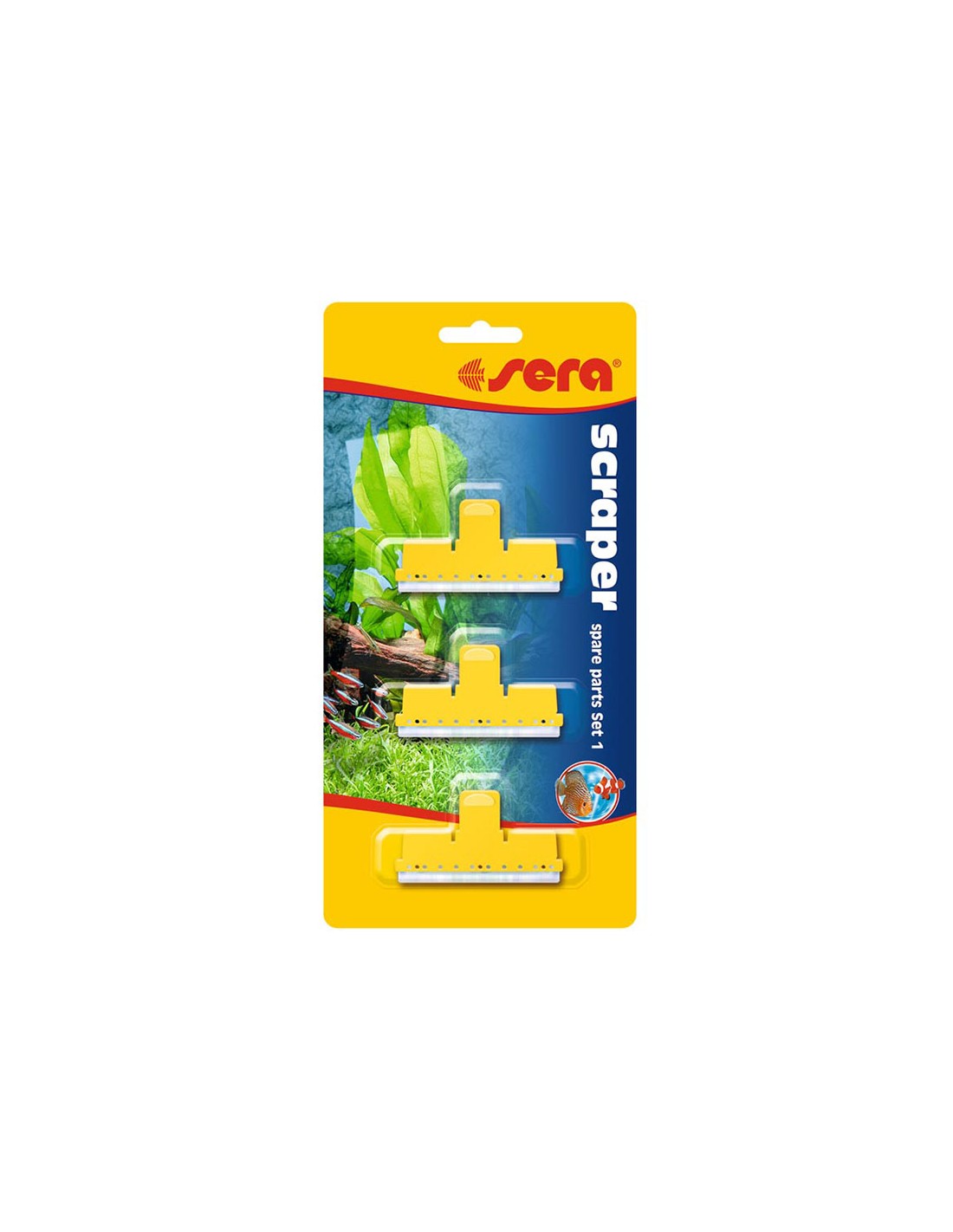 Sera Scraper Spare Part Set 1 - Ricambio Lamette in Acciaio