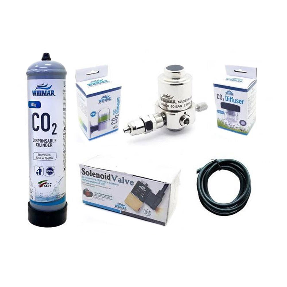 Whimar Genius CO2 System 600gr versione Basic Plus con diffusore ed elettrovalvola